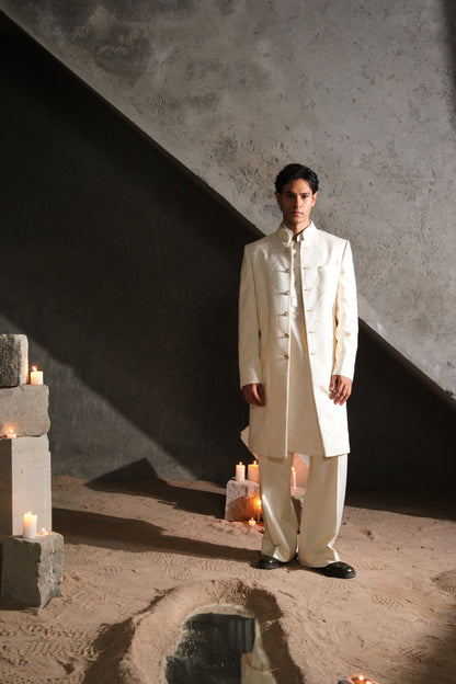 Pearl Achkan Set