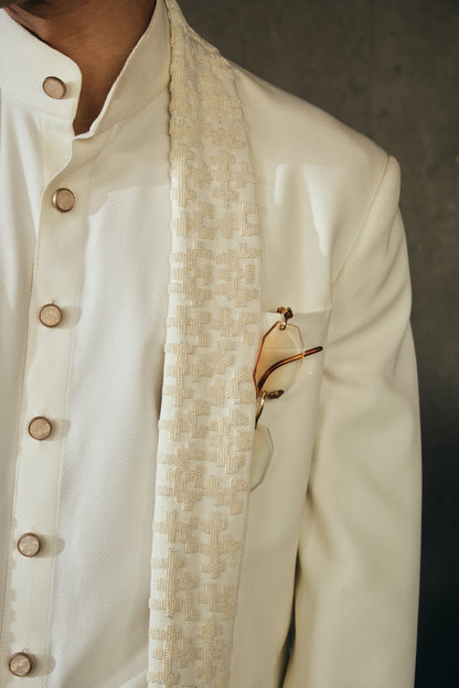 Three-Piece Long Jacket Set