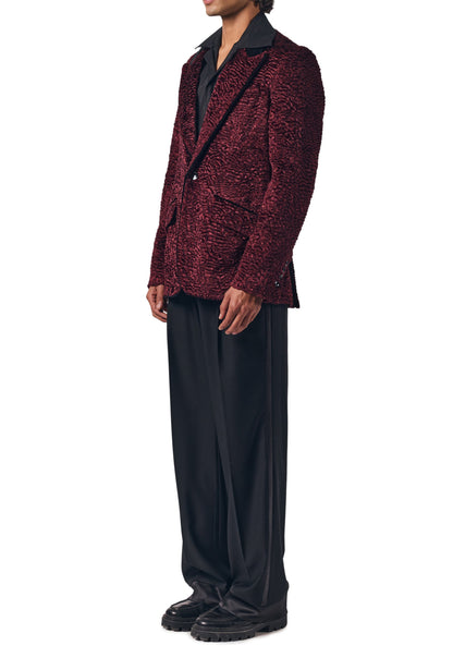 Dusty Merlot Tuxedo