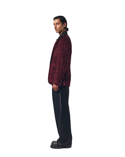 Dusty Merlot Tuxedo